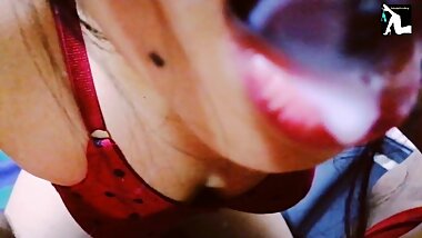 පුක නටවල එහෙම පයිය කටට අරන් දුන්නු සැපට කැරි කටේම ගියා.asian Nice Girl Superb Blowjob,srilankan New.