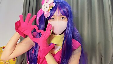 アイドルが止まらないコスプレオナニー♡大好きな星乃愛 連続アクメ バイブ ディルド アニメキャラ