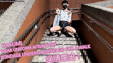 Bondage Underclothing go for a Walk.