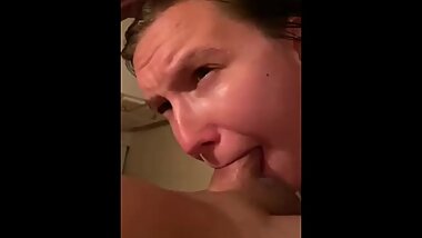HORNY 18F HOT SLUT MARIAH JONES GETS THROAT FUCKED BUT GIVES HER BIG DICK 18M STEPBROTHER a BLOWJOB!