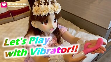 Hi! my name is Rinlin. I am your Lover. please Pet me with this Big Pink Vibrator.