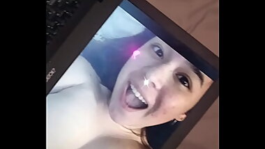 Exposed Asian, Patty gets a cumtribute
