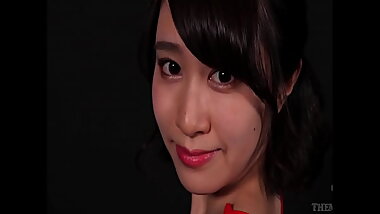 A beautiful woman with cute boobs in a sexy red outfit seduces you in a naughty pose!