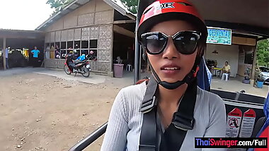 ATV buggy tour with his Thai girlfriend had them fucking at home afterwards