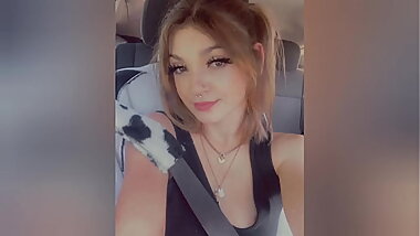 AMWF King: Asian guy rubs pretty white girl'_s clit while fucking her from behind as she orgasms and climax on him