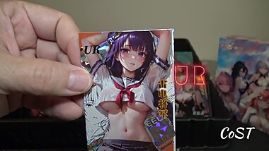 Sexy Anime Waifus Cards. Cute 18 + Hentai Babes with Huge Tits, and Perfect Bodies. Yugioh